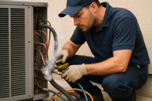 Improper Refrigerant Handling During Maintenance